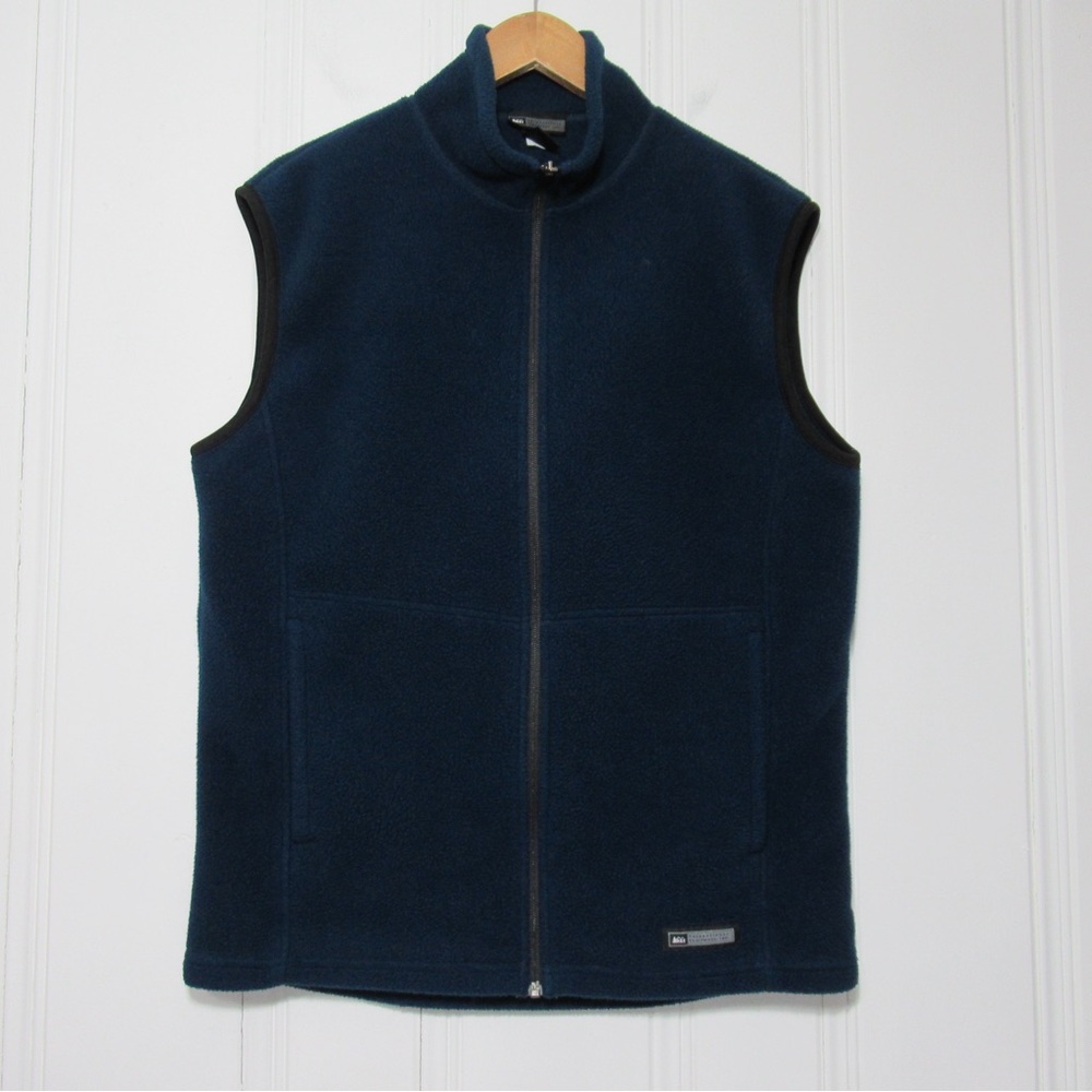 REI Men's Blue Fleece Vest Size Large